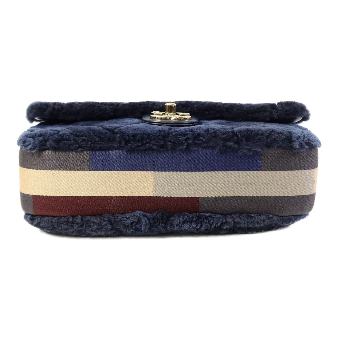 Chanel Flap Bag Medium Navy - 4