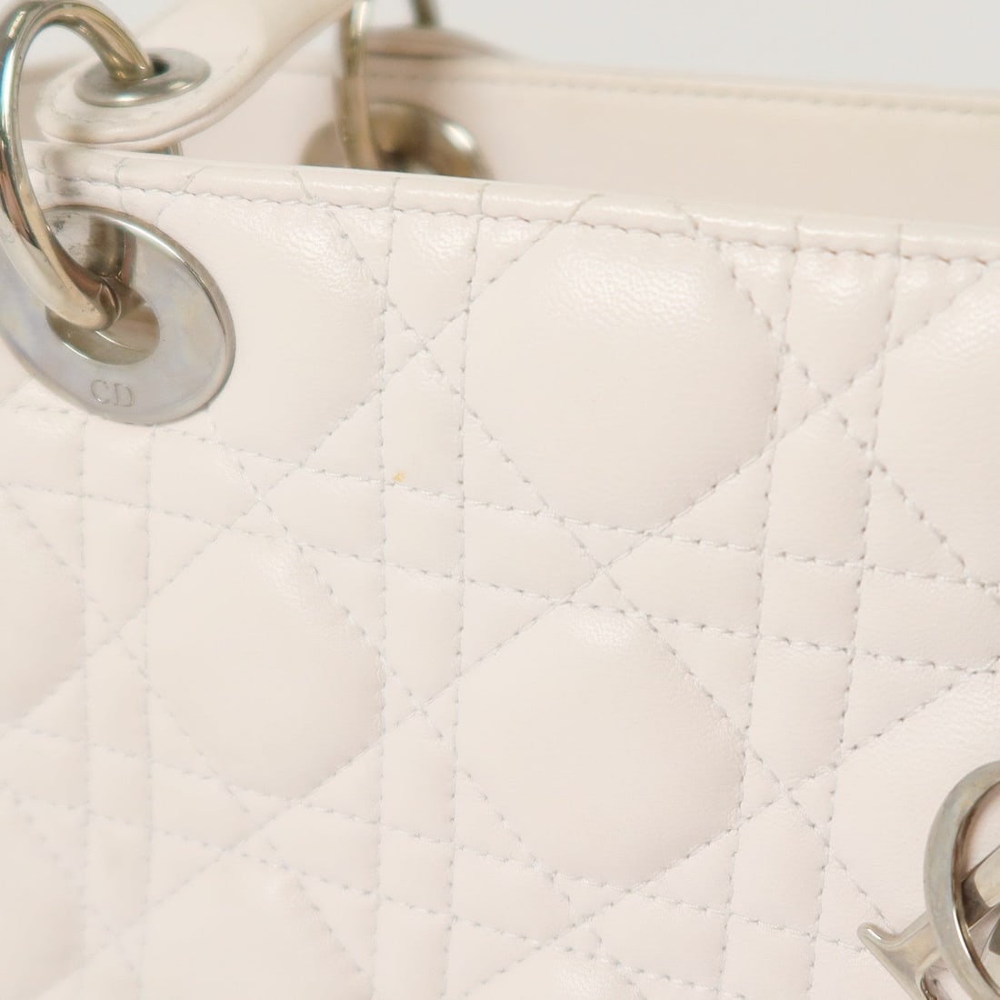 Dior Lady Dior Medium White - 16