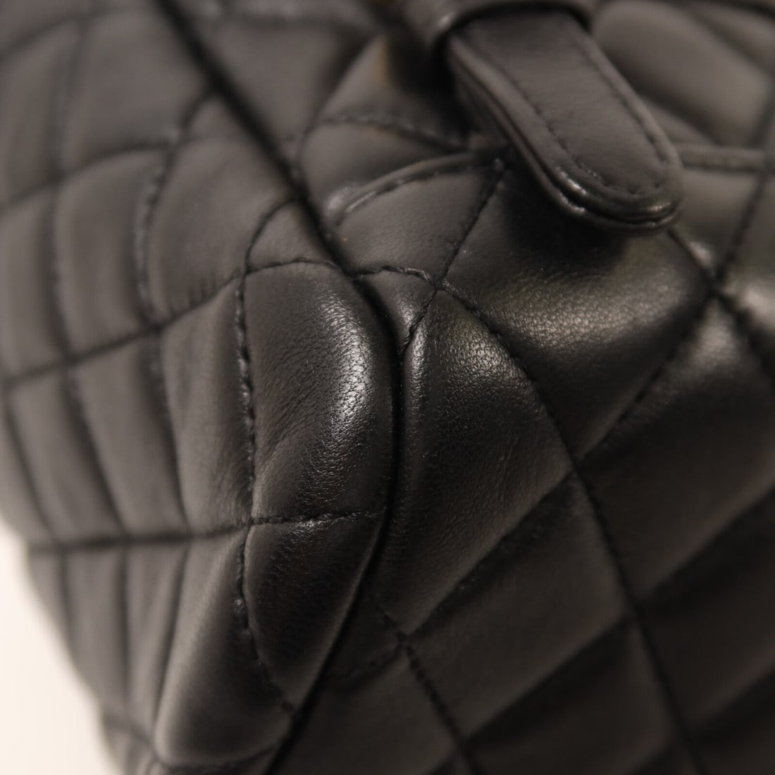 Chanel Backpack Black Lambskin - 14