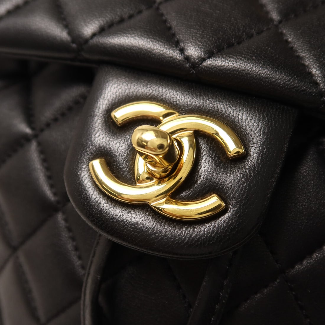 Chanel Backpack Black Lambskin - 8