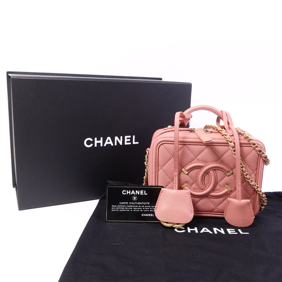 Chanel Vanity Case Pink - 10