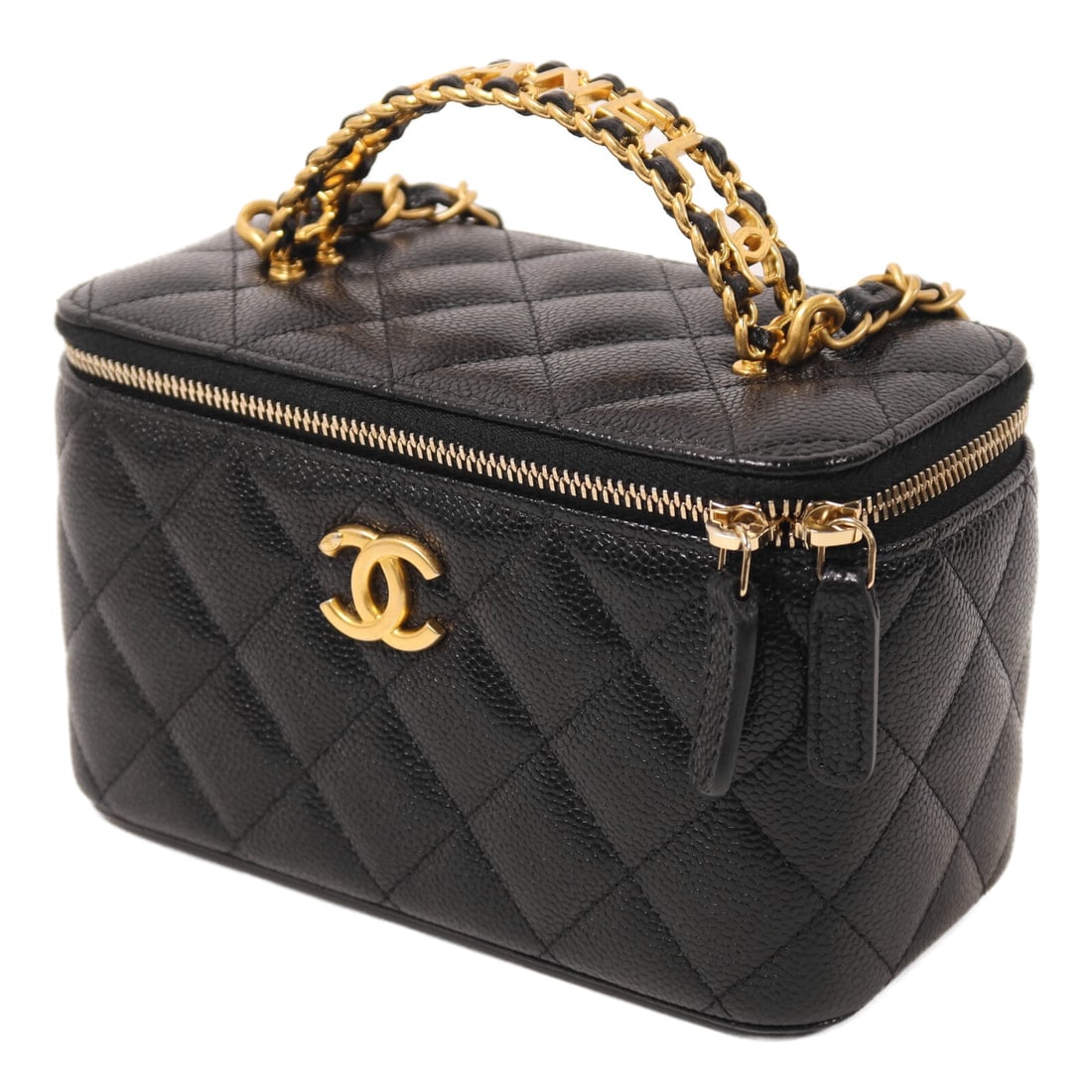 Chanel Vanity Top Handle Black - 3
