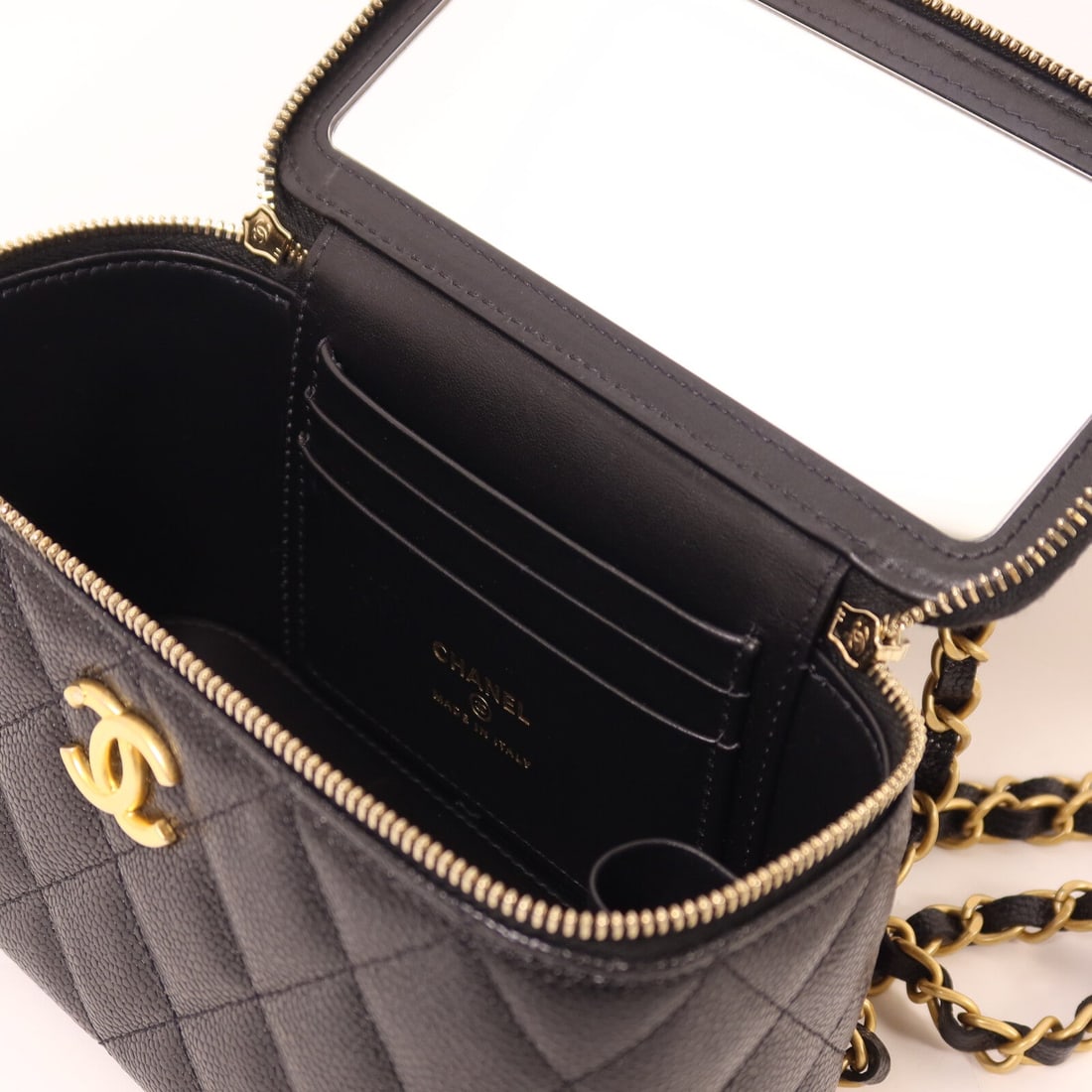 Chanel Vanity Top Handle Black - 5