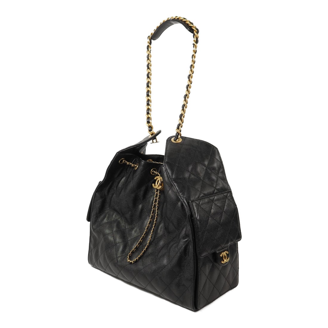 Chanel 25 Medium Chain Black - 3