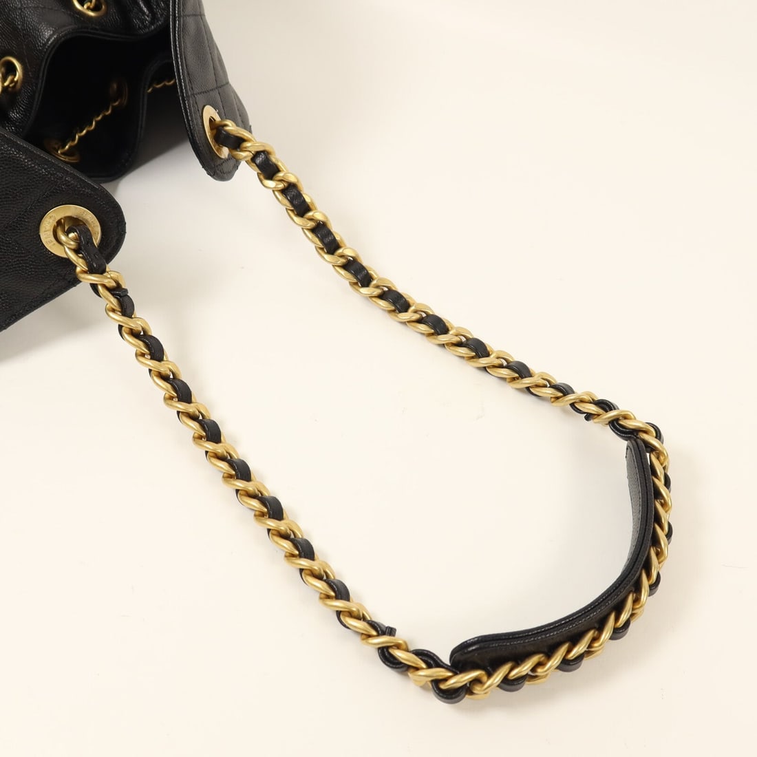 Chanel 25 Medium Chain Black - 8