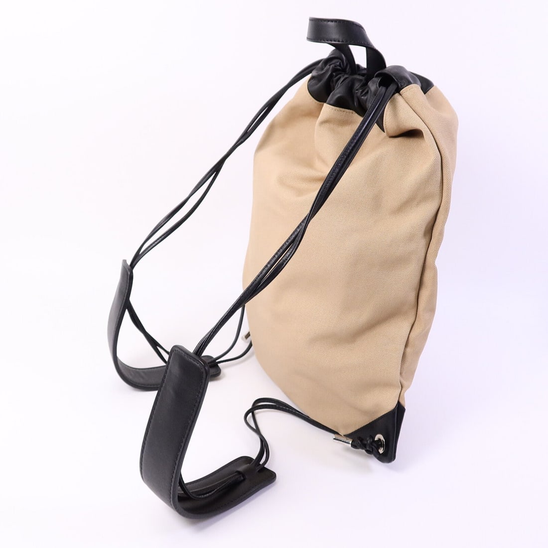 Fendi Canvas Backpack Beige - 8