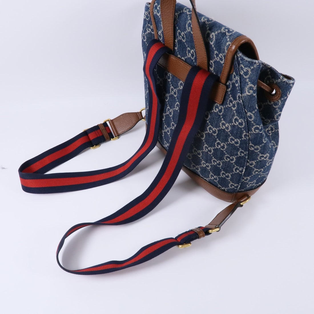 Gucci GG Backpack Blue - 10