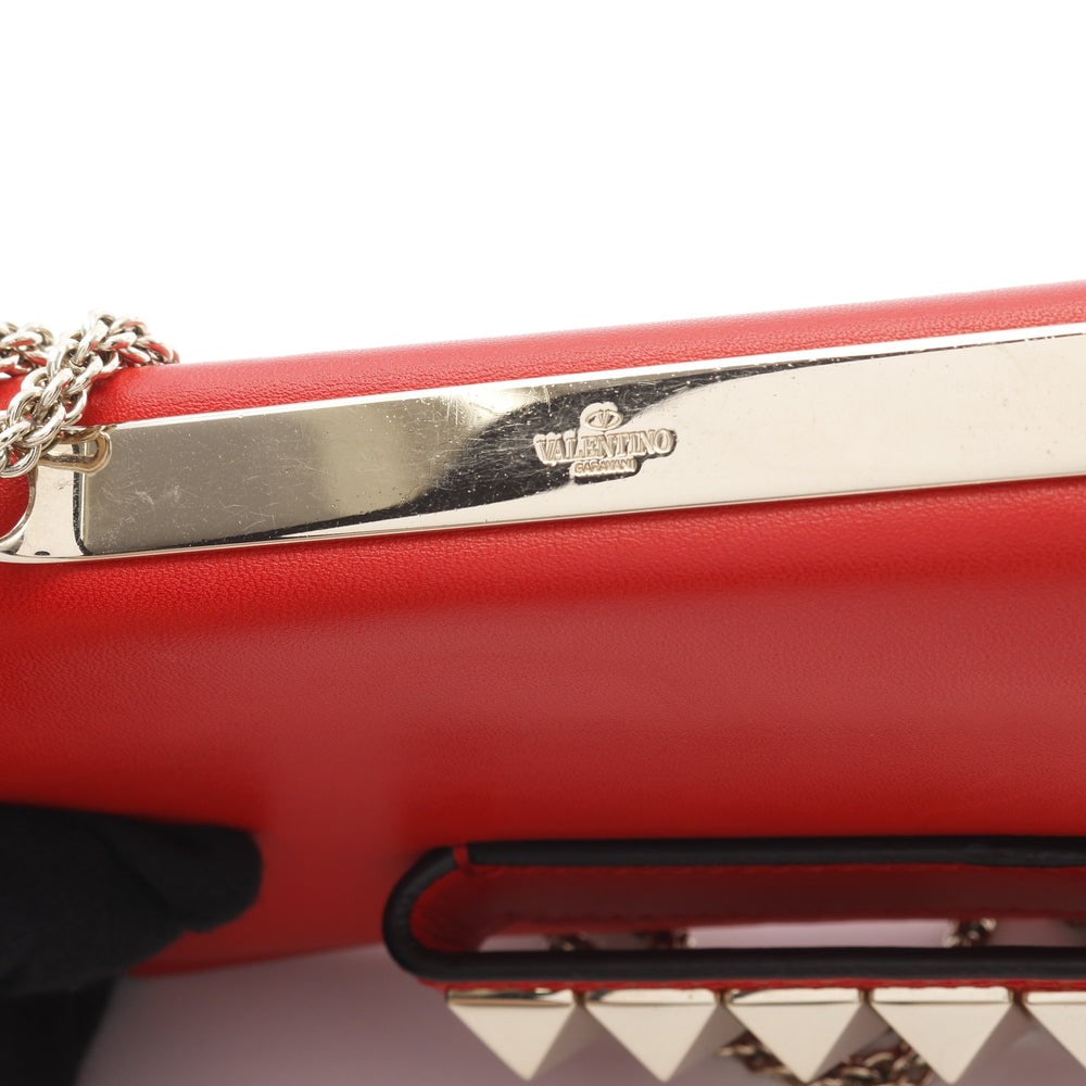 Valentino Chain Rockstud Red - 10