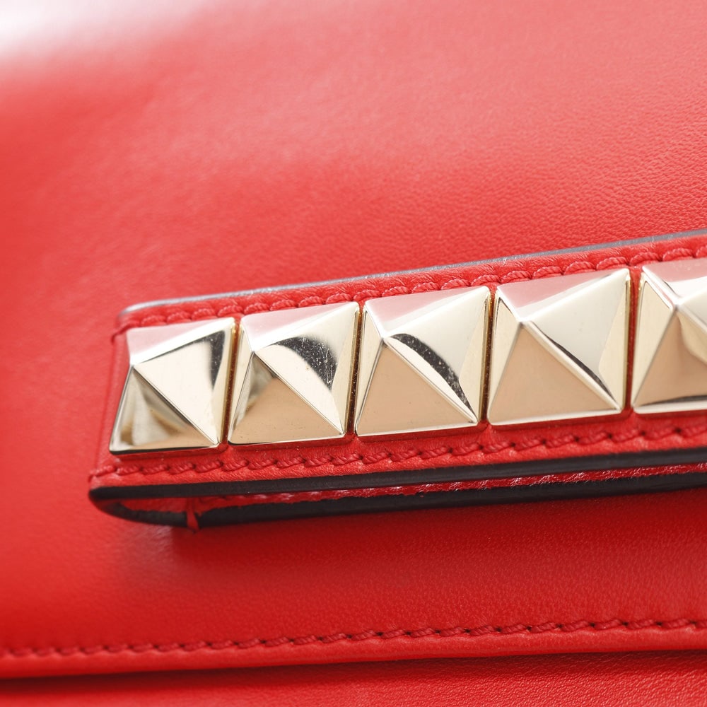 Valentino Chain Rockstud Red - 11