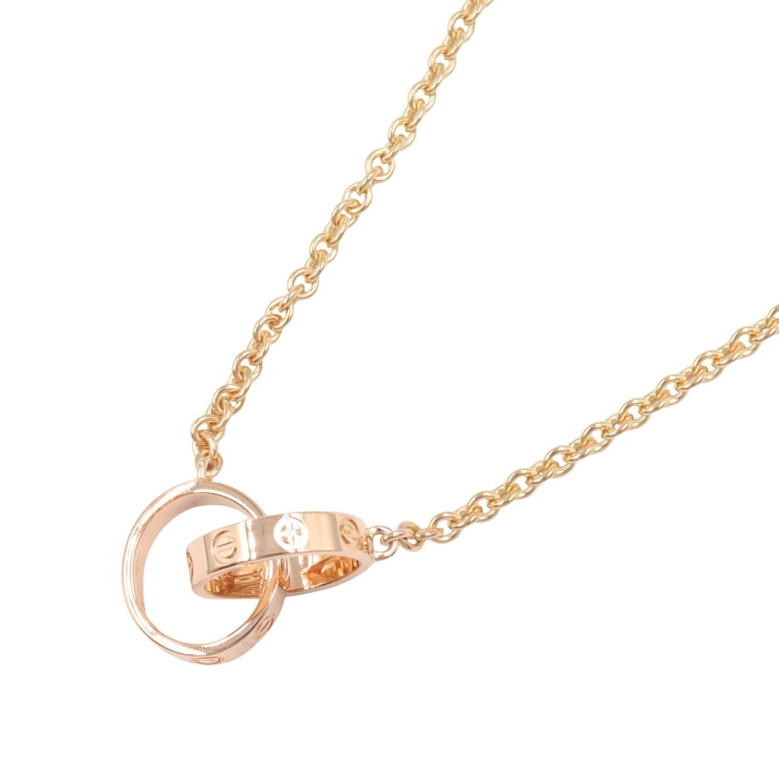 Cartier Baby Love Necklace Gold: Baby Love necklace in K18 pink gold.