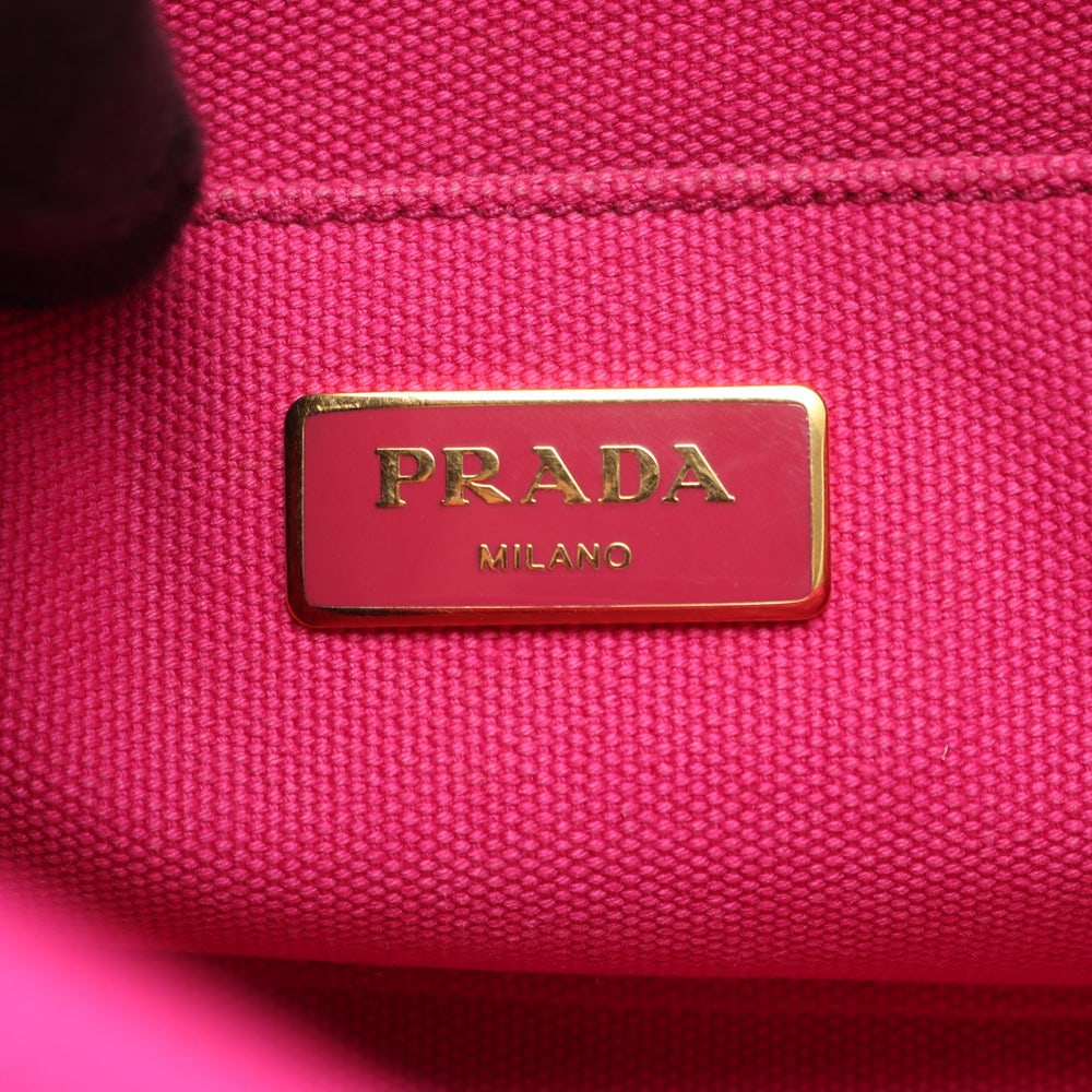 Prada Canapa Tote Pink - 4