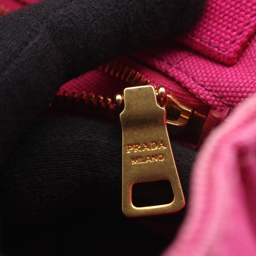 Prada Canapa Tote Pink - 9