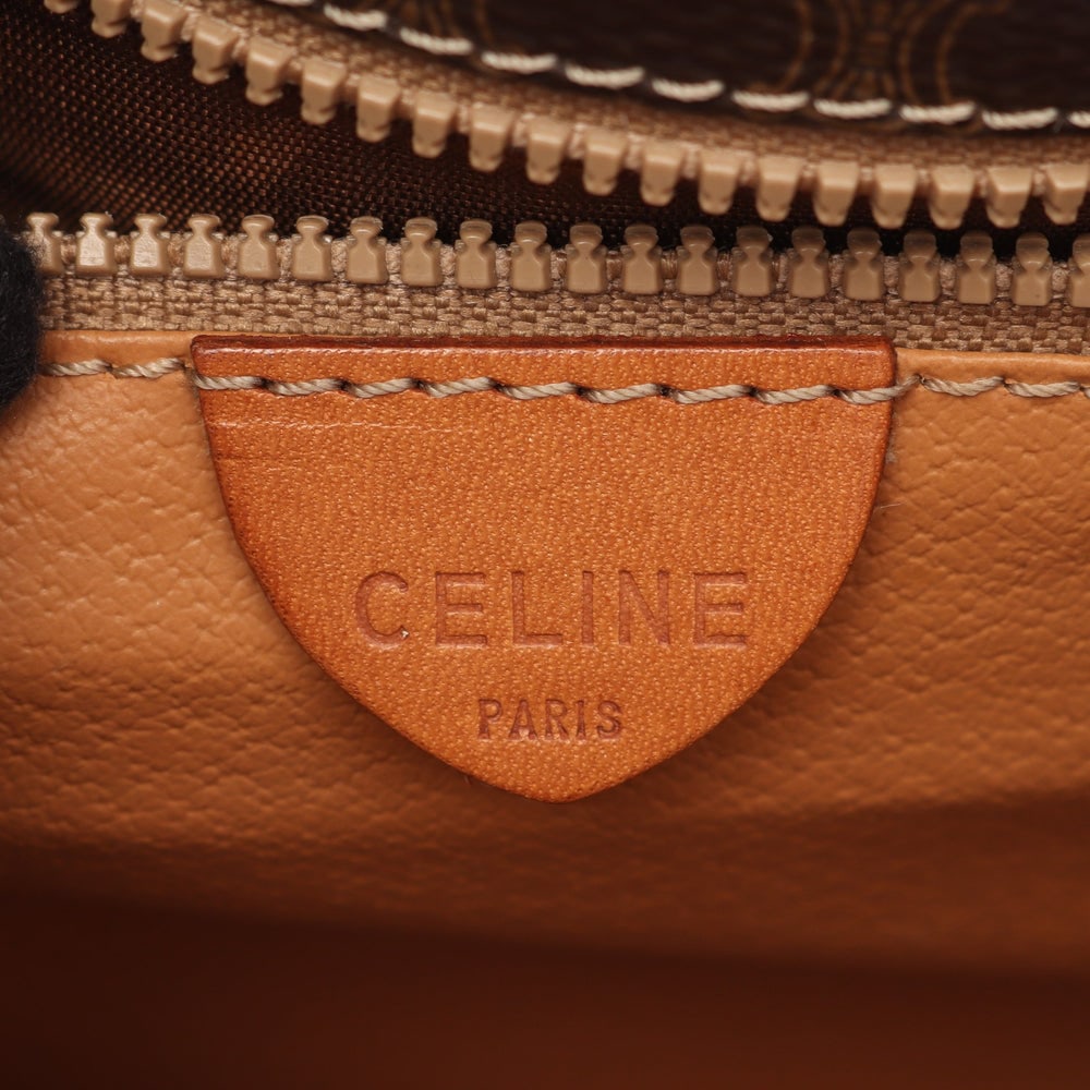 Celine Macadam Shoulder Brown - 4