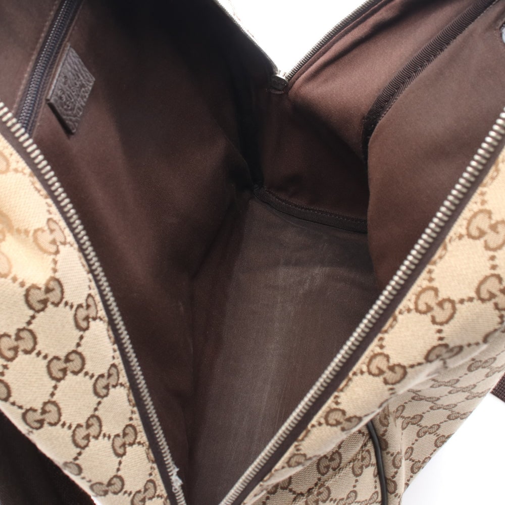 Gucci GG Canvas Backpack Beige Brown - 3