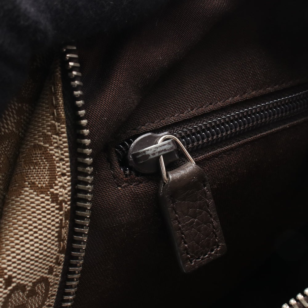 Gucci GG Canvas Backpack Beige Brown - 5