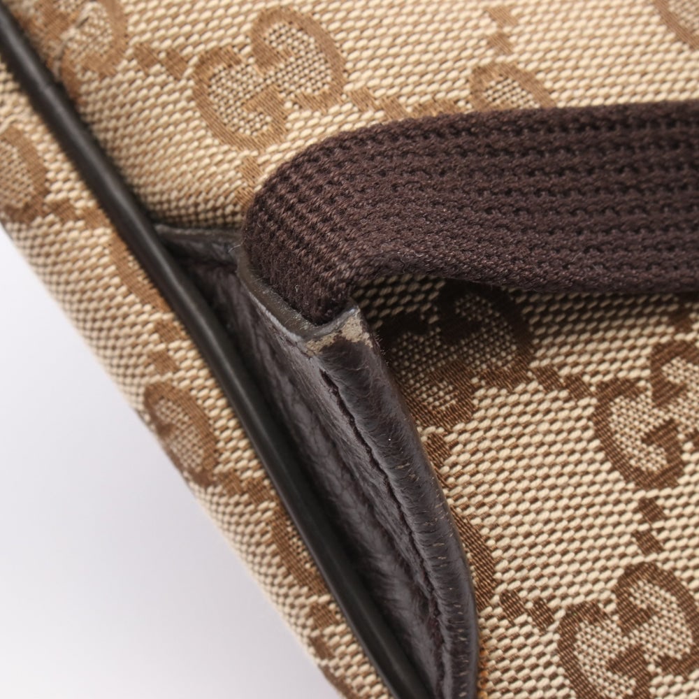 Gucci GG Canvas Backpack Beige Brown - 9