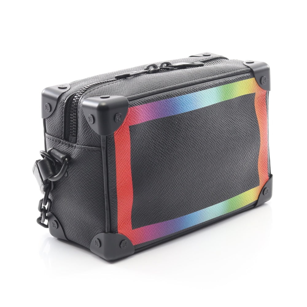 LV Mini Soft Trunk Rainbow Black - 2