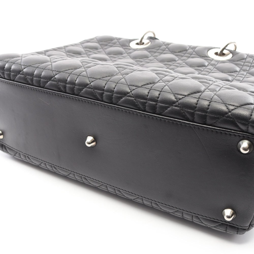 Dior Lady Dior Large Black - 7