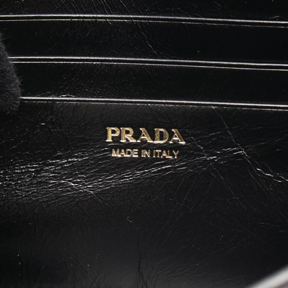 Prada Shoulder Wallet Black - 4