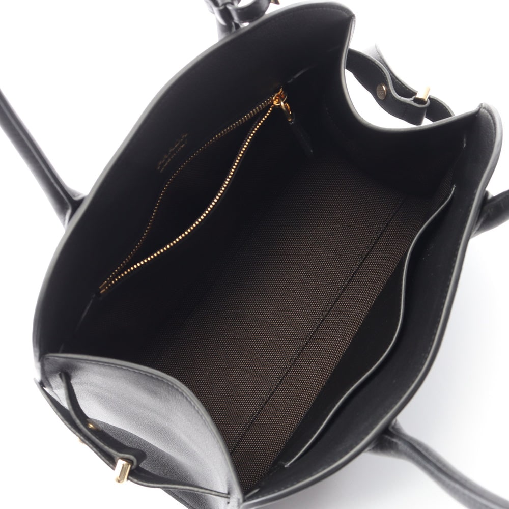 Prada Soft Grain Tote Black - 3