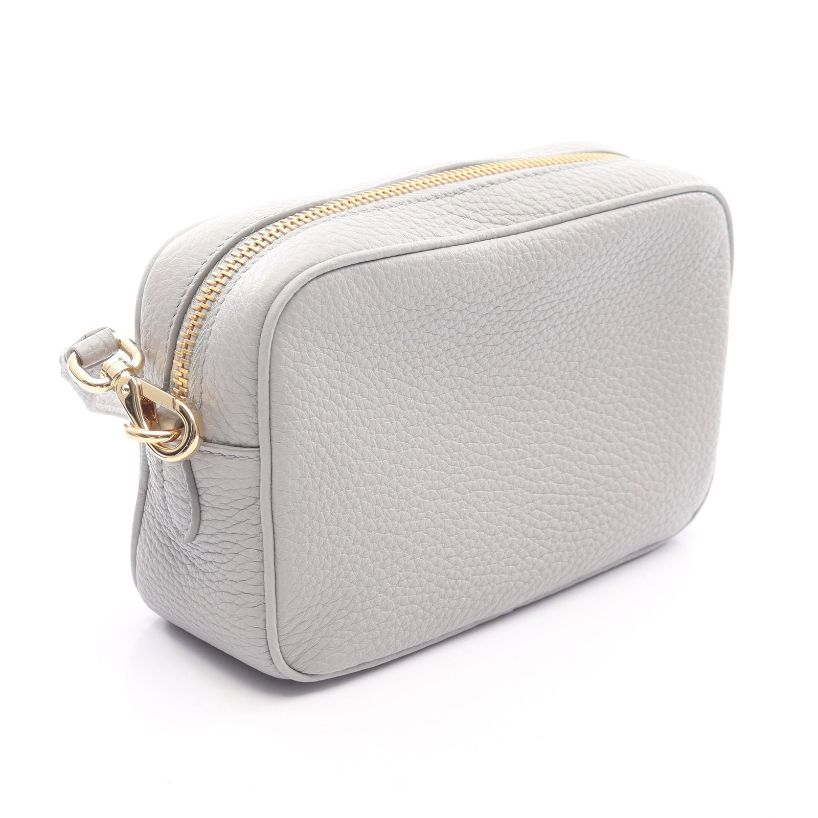 Prada Leather Shoulder Bag Gray - 2