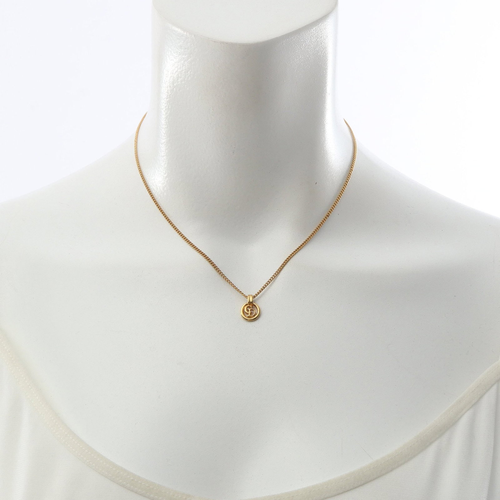 Dior CD Circle GP Gold Necklace - 6