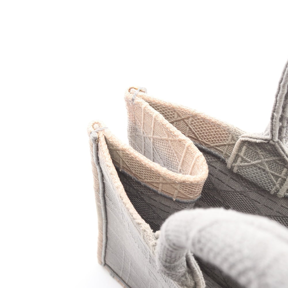 Dior Book Tote Medium Gray - 6
