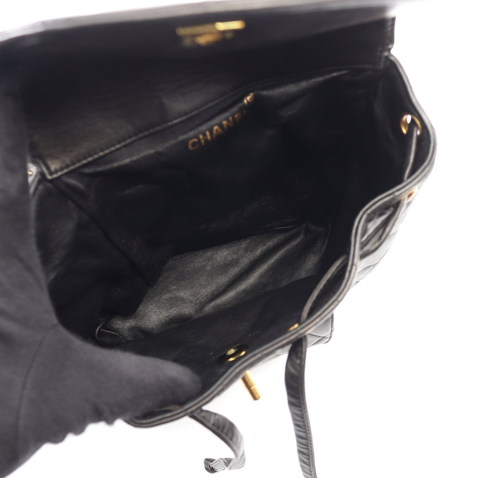 Chanel Vintage Backpack Black - 3