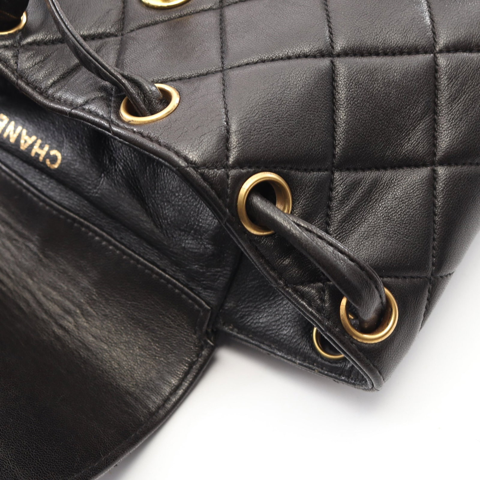 Chanel Vintage Backpack Black - 7