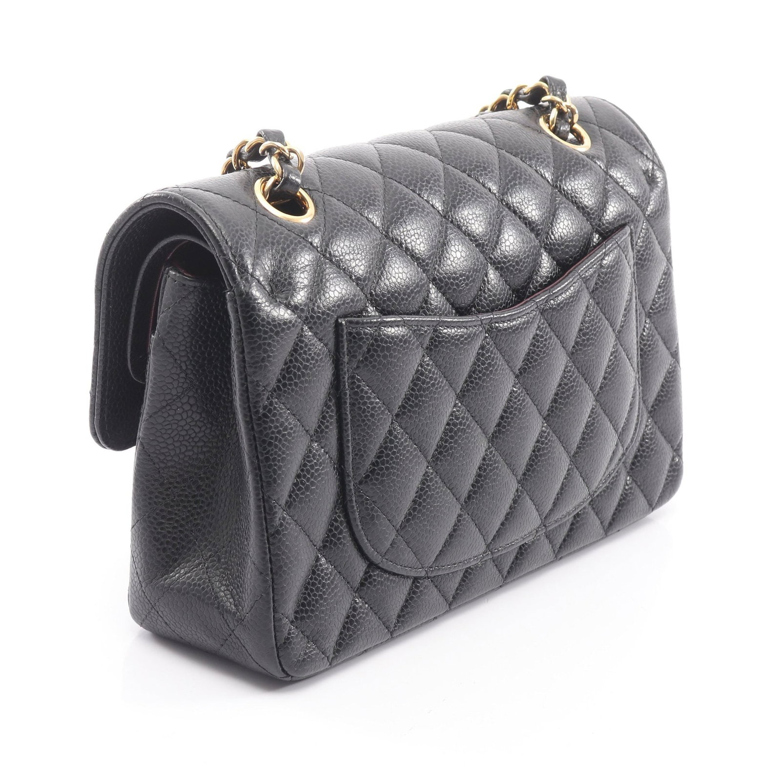 Chanel Double Flap Black Caviar - 2