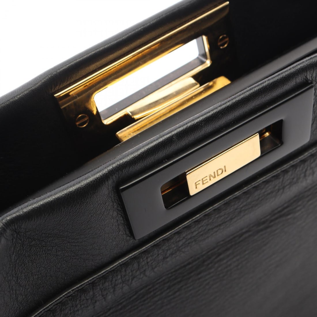 Fendi Peekaboo Regular 2WAY Black - 7