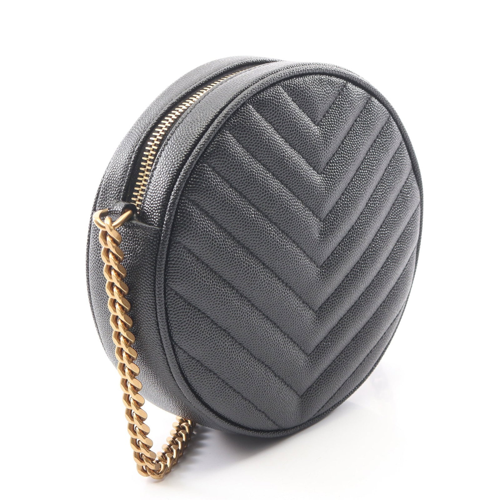 YSL Vinyl Monogram Chain Bag - 2