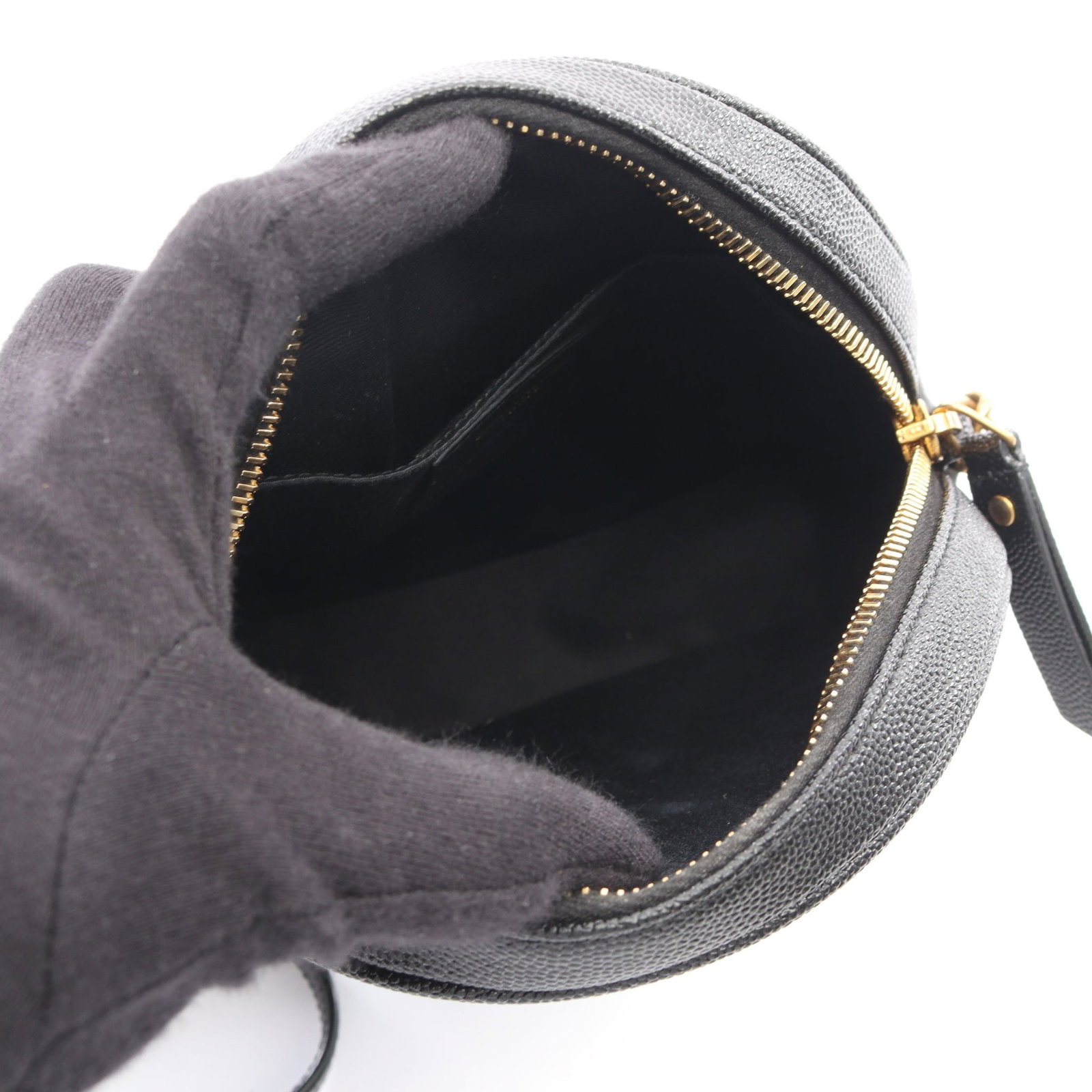 YSL Vinyl Monogram Chain Bag - 3