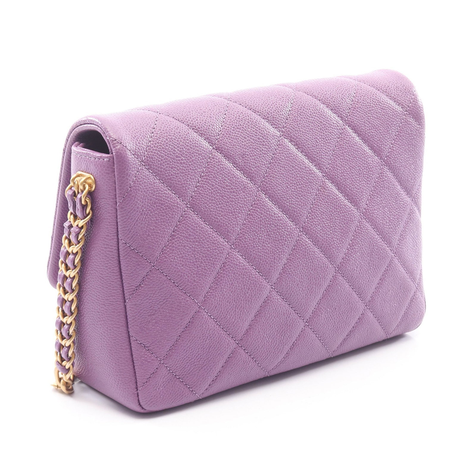 Chanel Small Flap Chain Purple - 2
