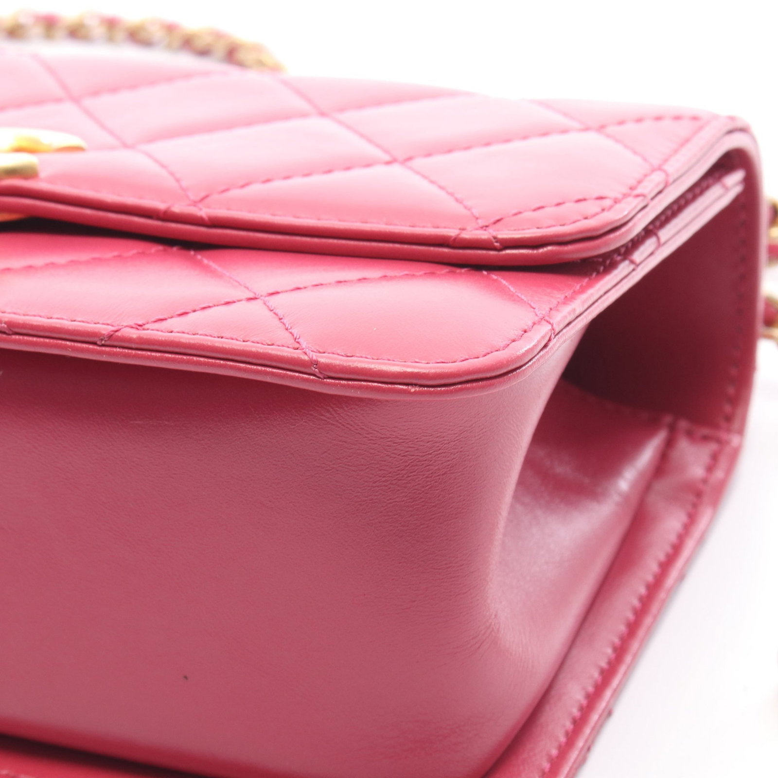 Chanel Small Flap Chain Pink - 6
