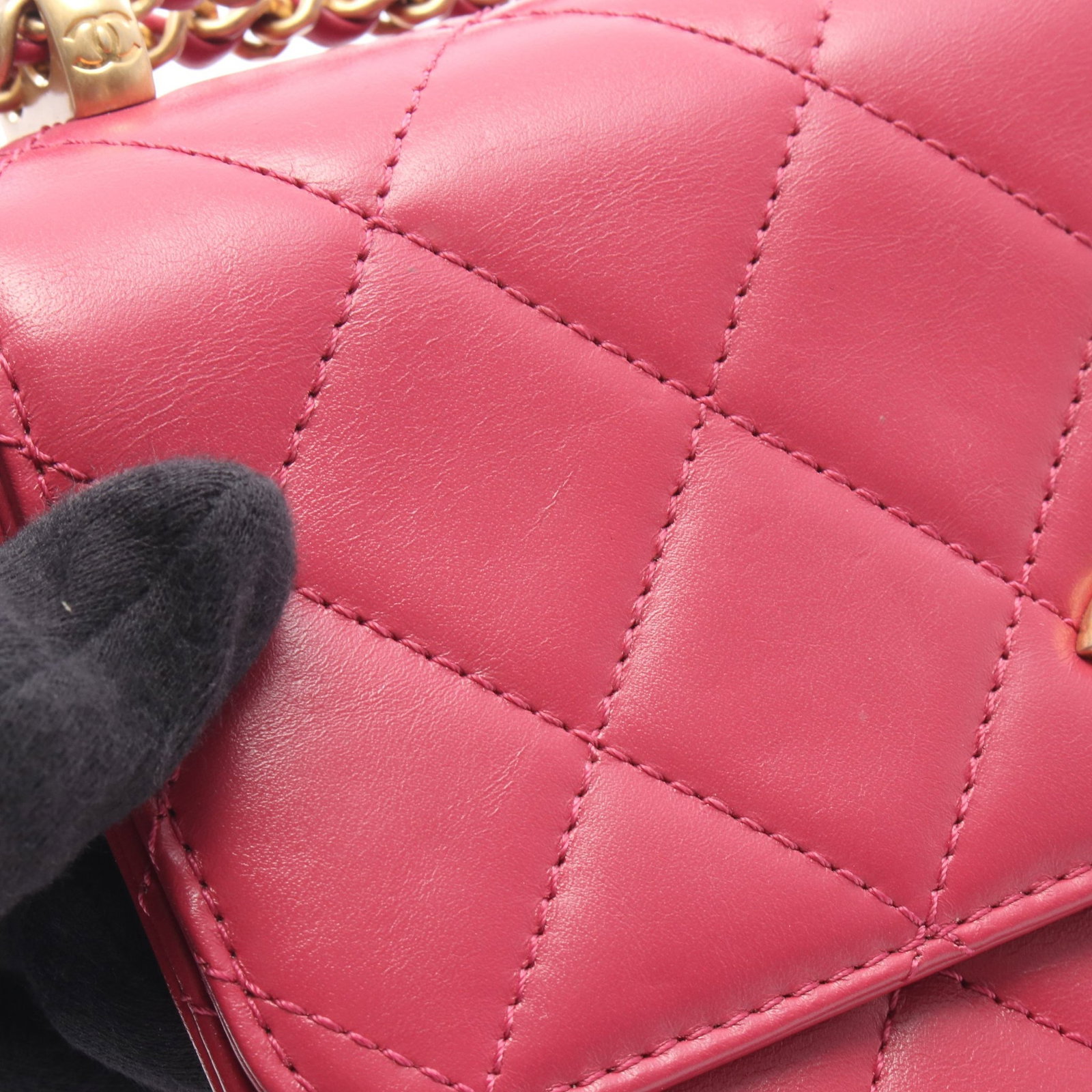 Chanel Small Flap Chain Pink - 8