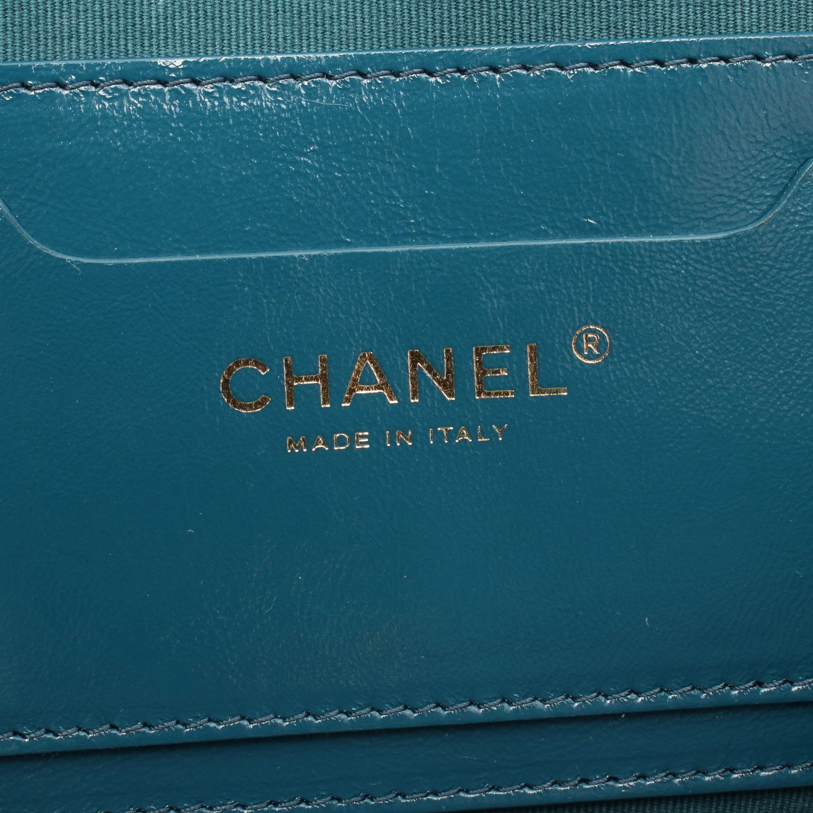 Chanel Backpack Blue Green - 4