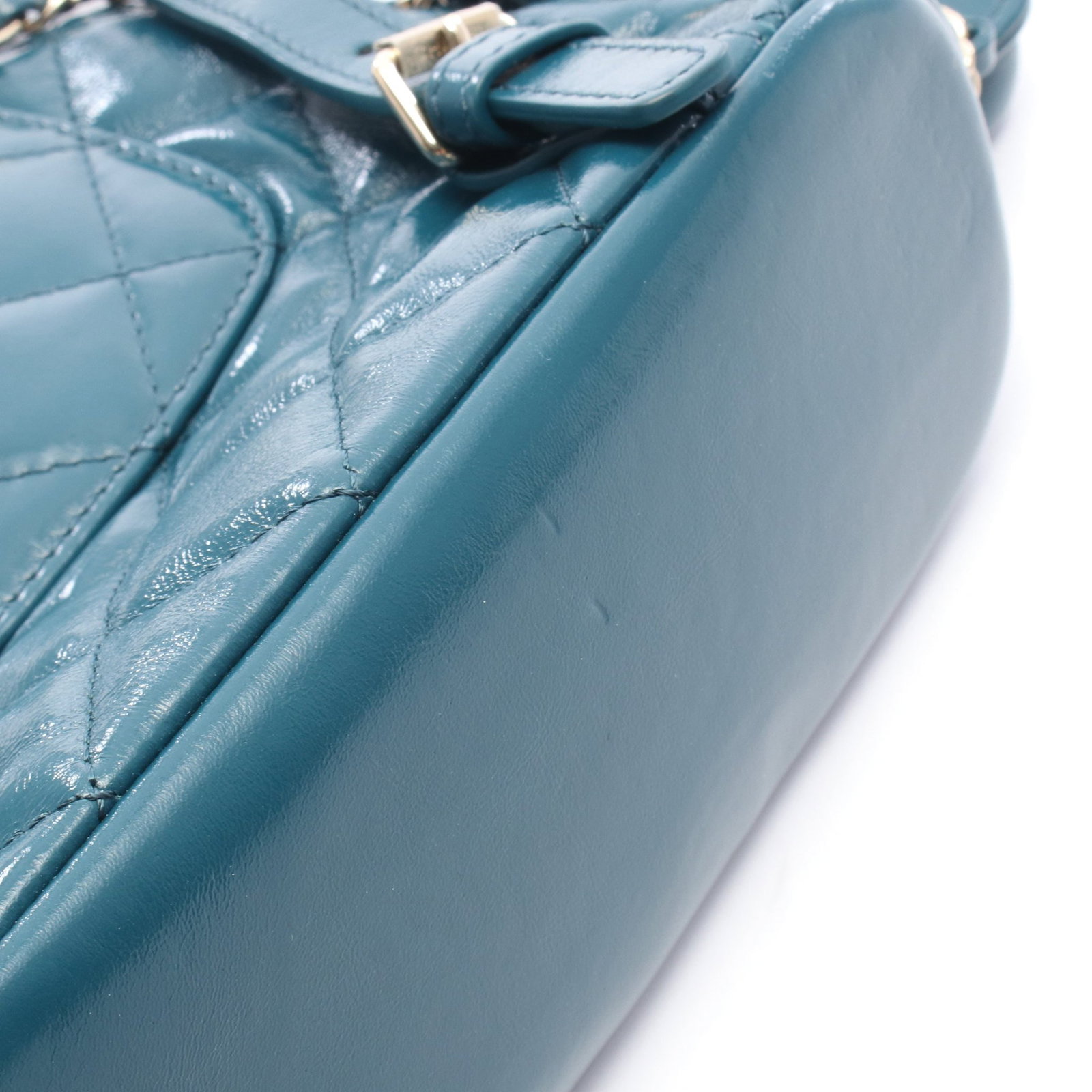 Chanel Backpack Blue Green - 7