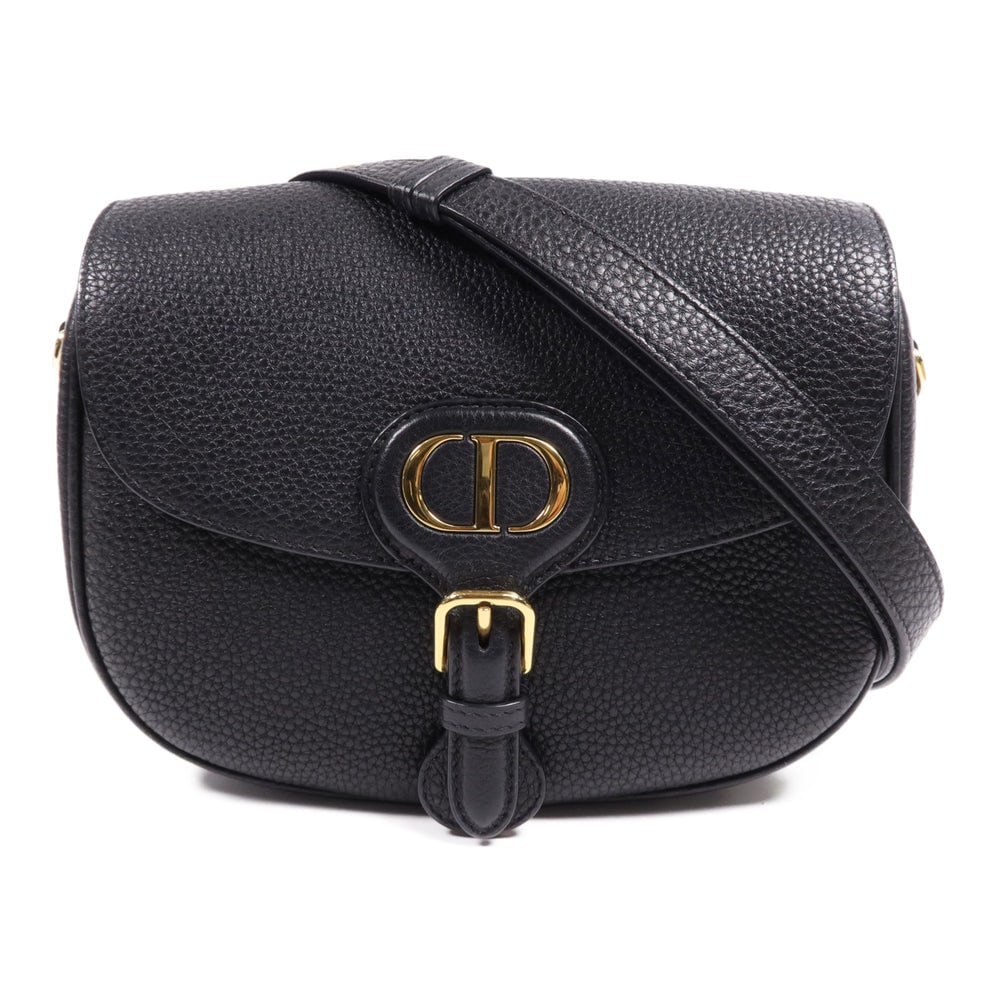 Dior Bobby Small Black: Black calfskin Bobby small shoulder bag with GHW; includes storage bag, guarantee, and shoulder strap; W22 x H16 x D6 cm. Authentic and authenticated.
