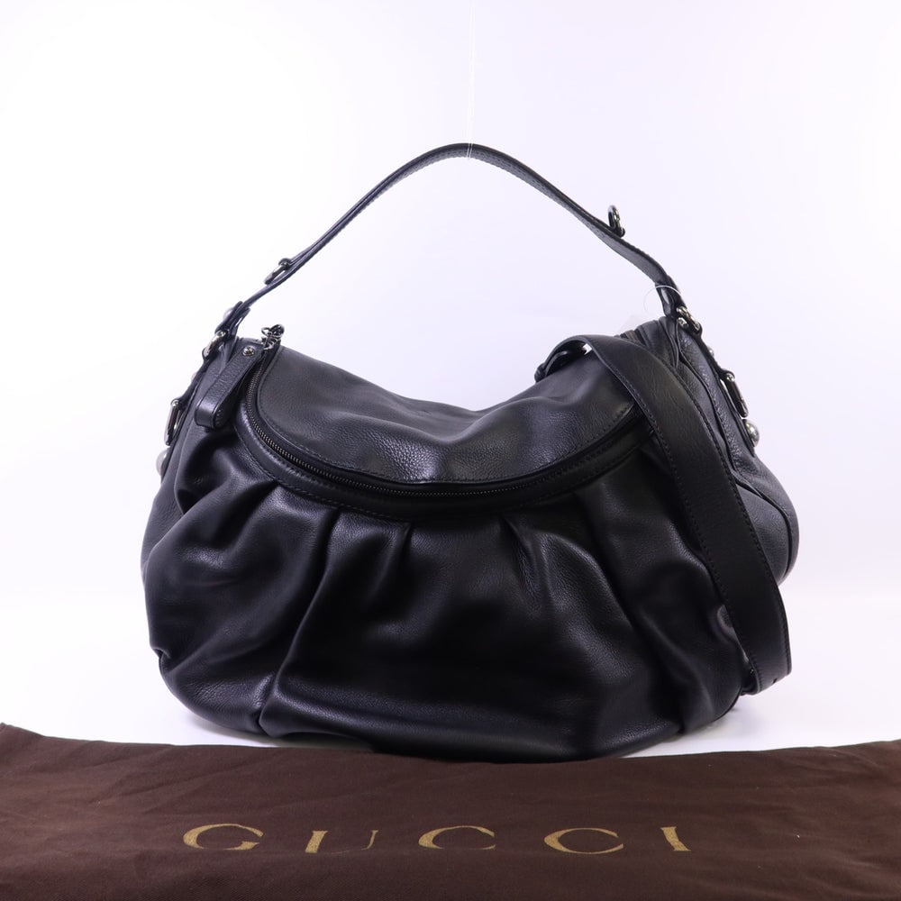 Gucci Pebbled Leather 2Way Bag - 16
