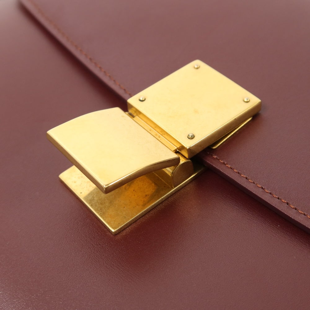 Celine Classic Box Shoulder Bag Red - 10