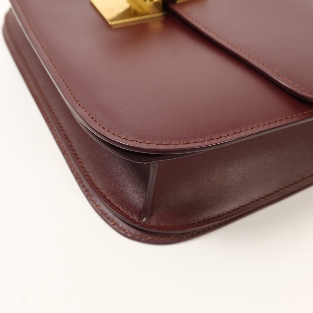 Celine Classic Box Shoulder Bag Red - 13
