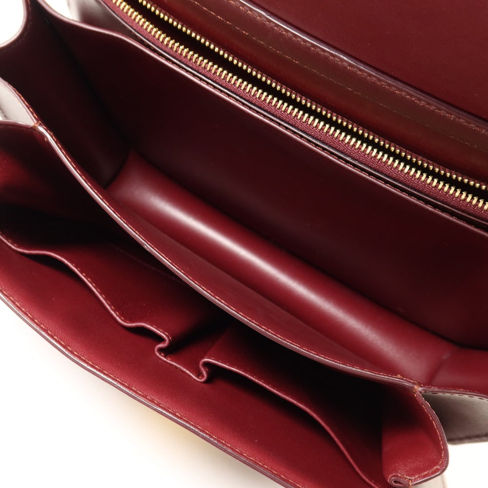 Celine Classic Box Shoulder Bag Red - 5