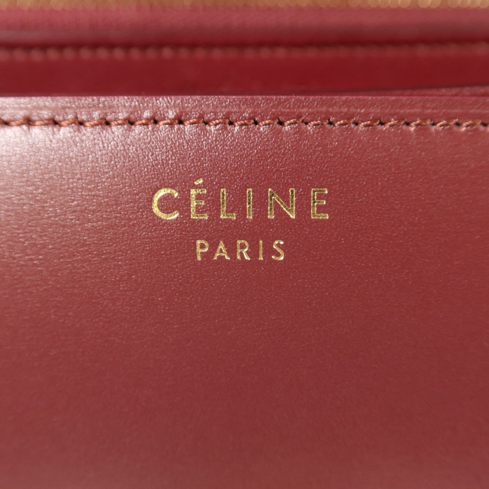 Celine Classic Box Shoulder Bag Red - 6