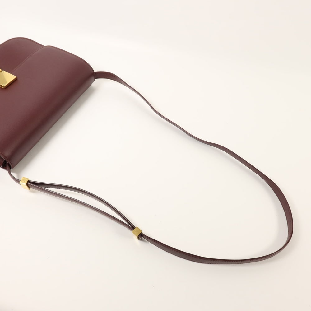 Celine Classic Box Shoulder Bag Red - 9