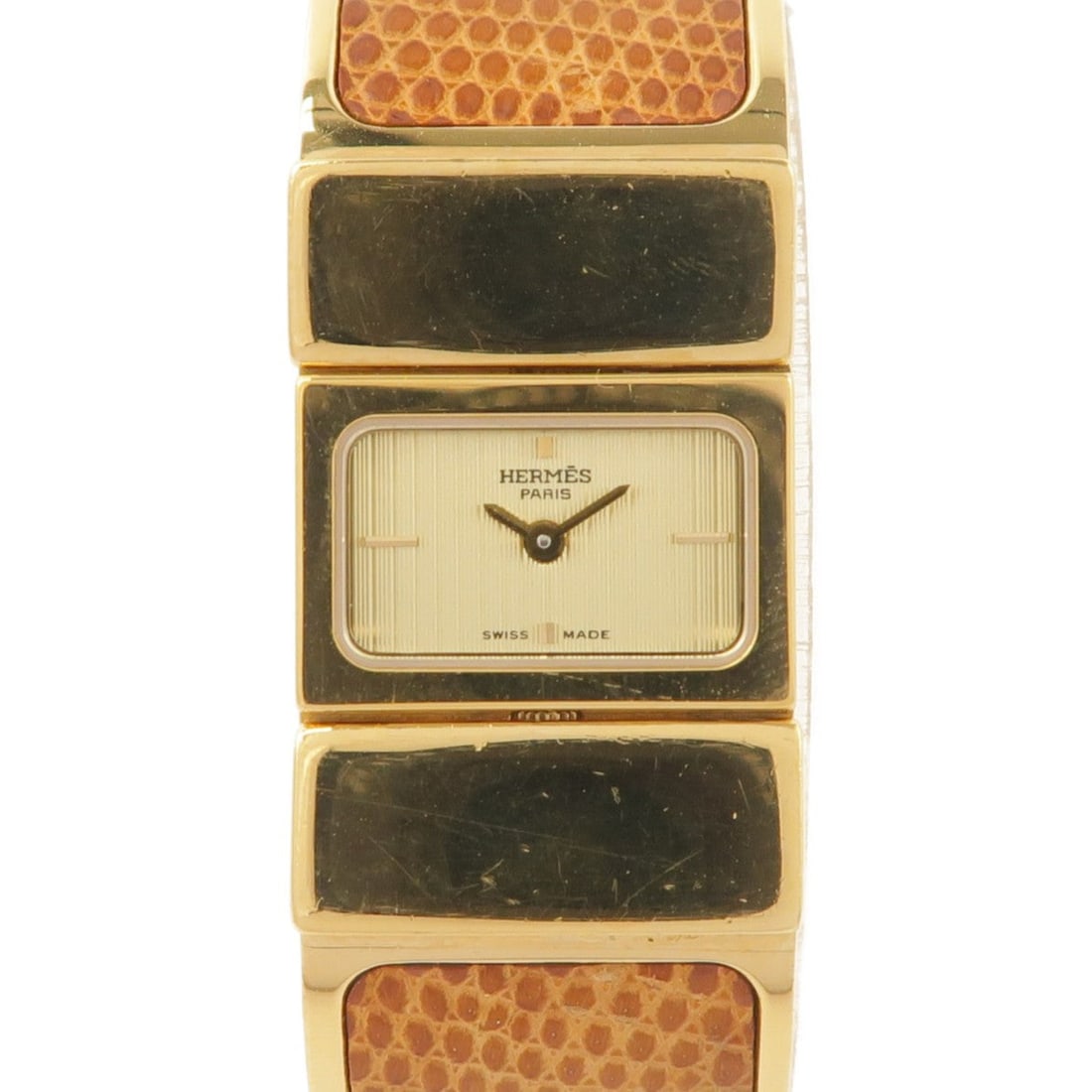 Ernest Borel Retro Automatic Watch: White and gold automatic watch in stainless steel. Includes guarantee. 40.5mm case, max wrist 17.5cm.