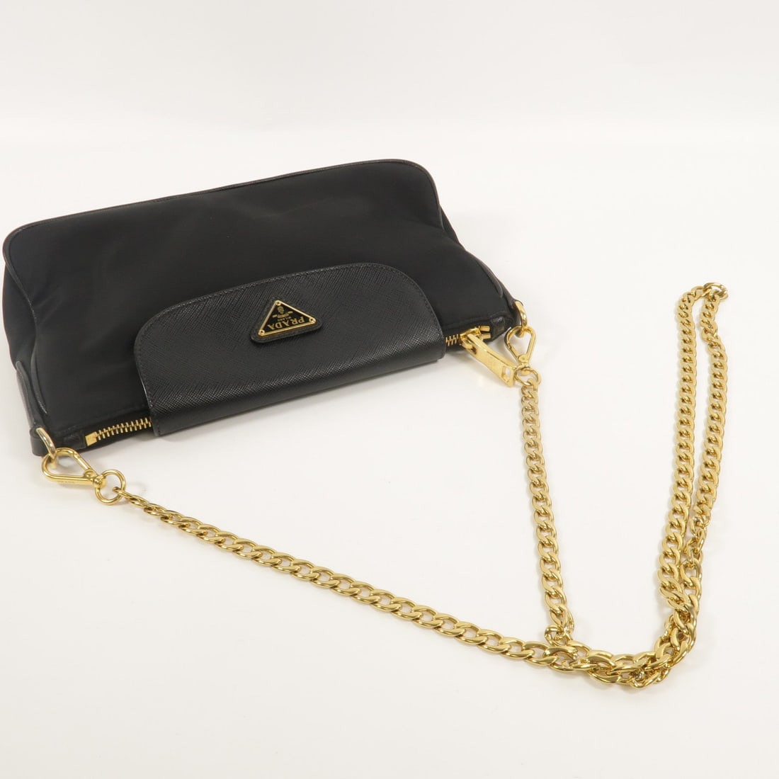 Prada Nylon Chain Shoulder Bag - 8