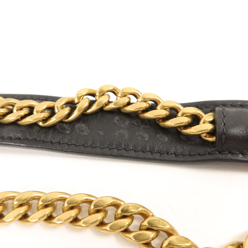 Prada Chain Shoulder Brown Black - 20