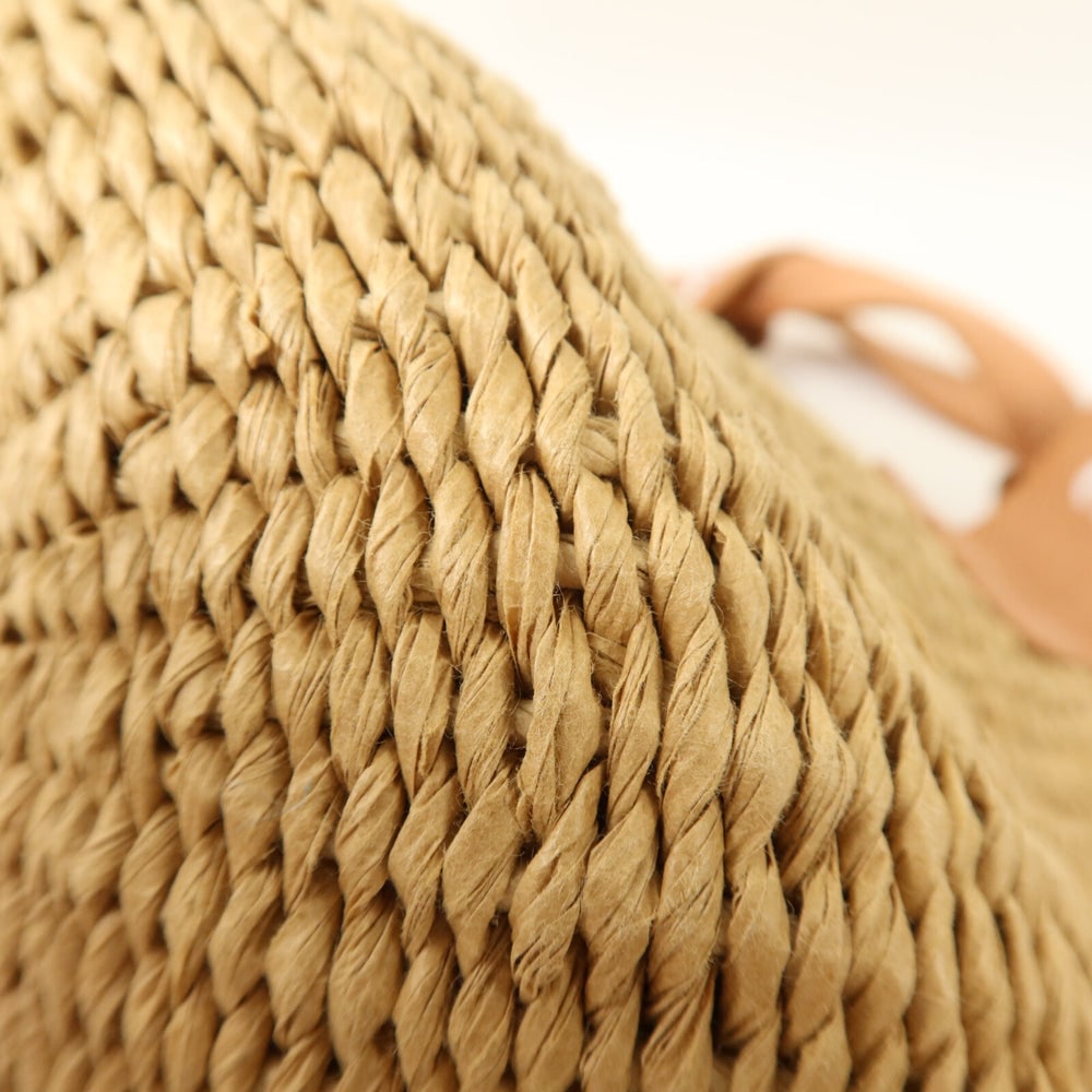 Chloe Basket Bag Raffia Brown - 12