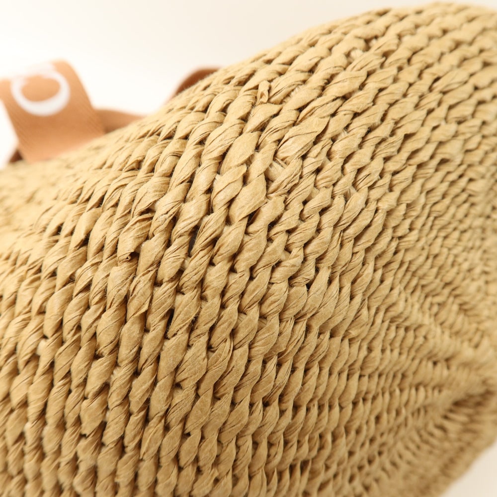 Chloe Basket Bag Raffia Brown - 9